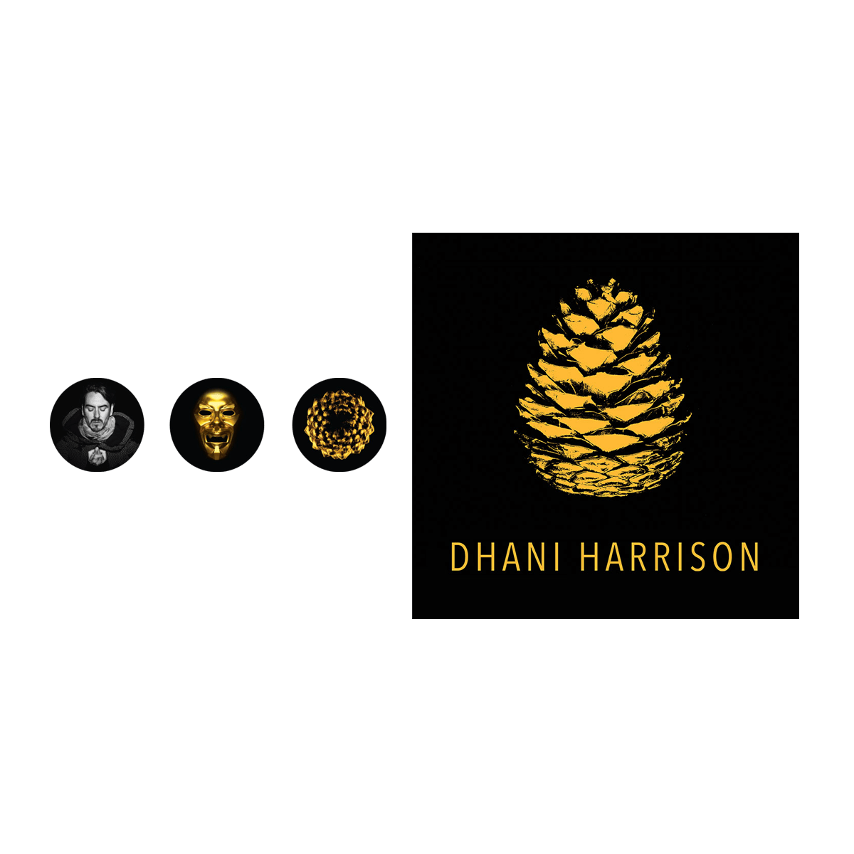 In Parallel Button + Sticker Pack - Dhani Harrison
