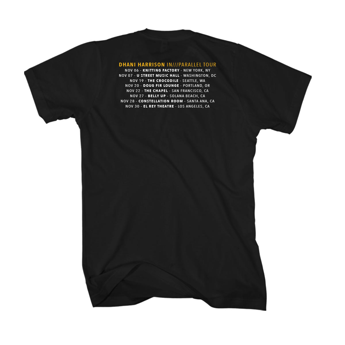 In Parallel 2017 Tour Tee - Dhani Harrison